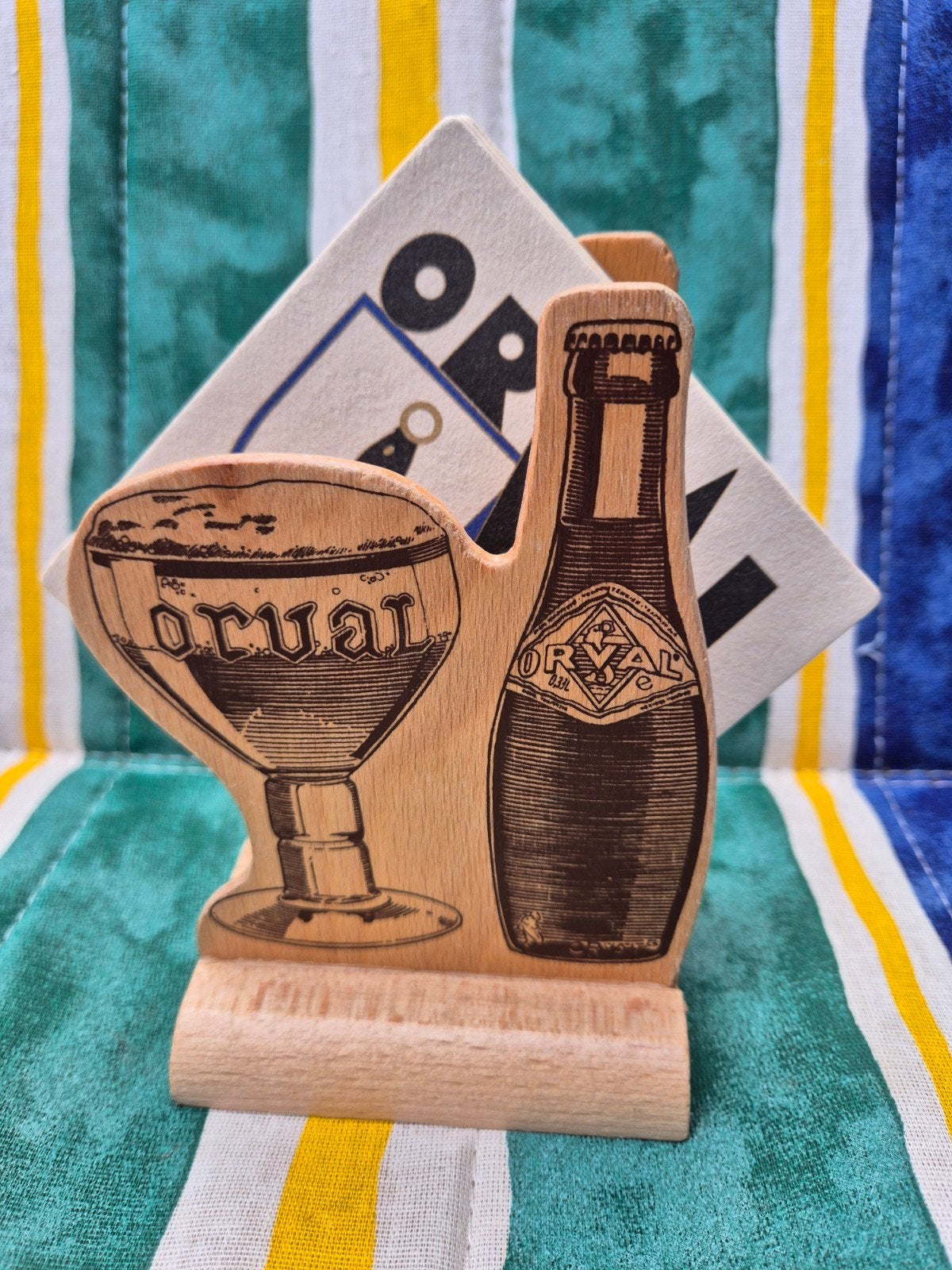 Orval, porte sous bock, pancarte, Enlèvement ou Envoi, Panneau publicitaire