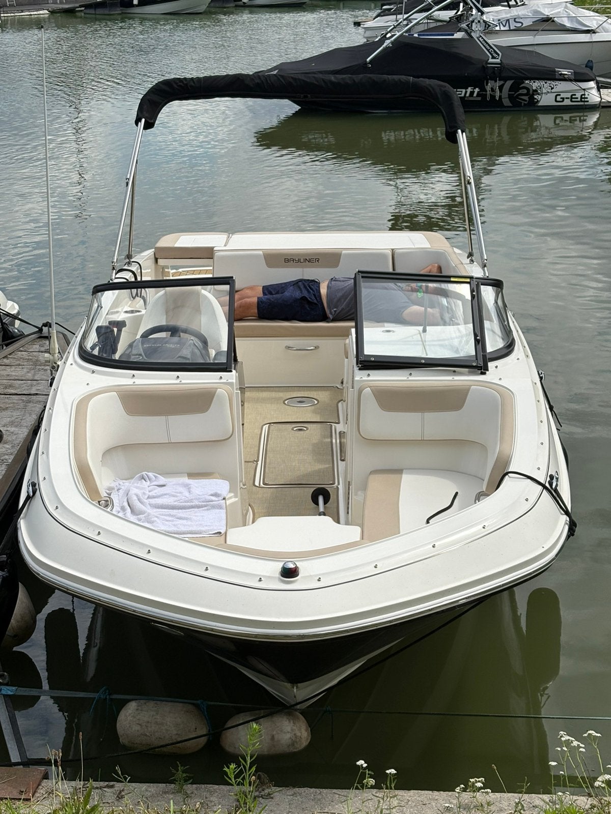 Byliner vr6 te koop, Watersport en Boten, Motorboten en Motorjachten, Binnenboordmotor, Zo goed als nieuw, Bayliner, Speedboot