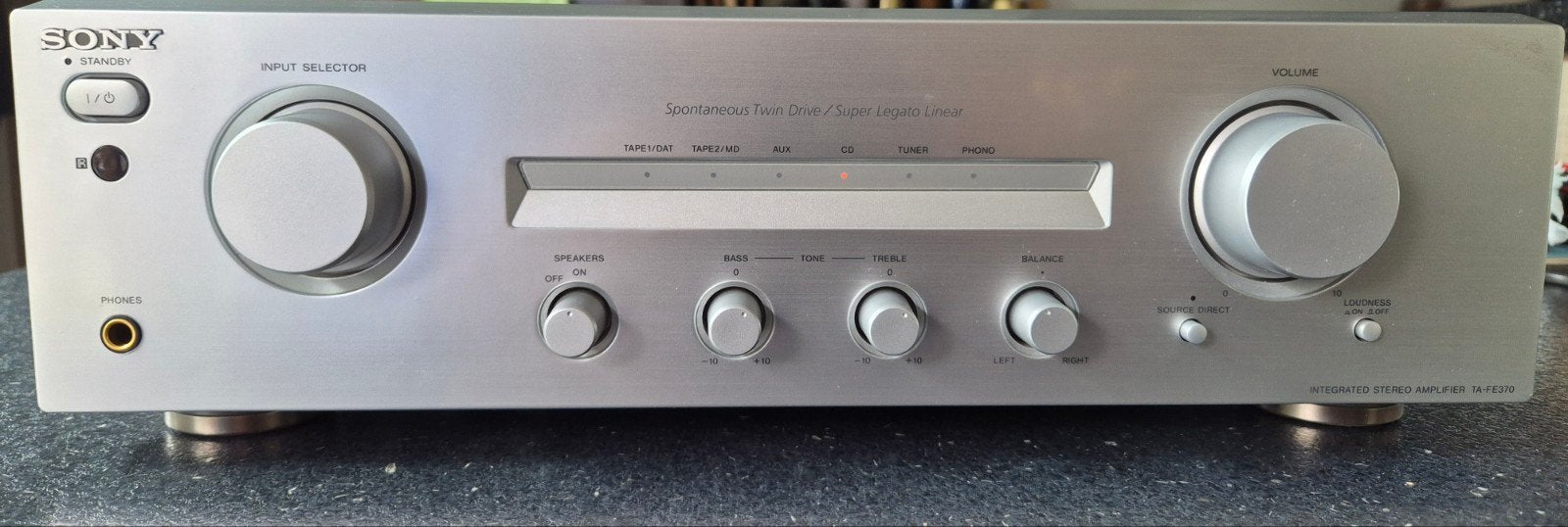 SONY TA FE370 versterker met 2 Artsound luidsprekers, Ophalen, Gebruikt, Sony