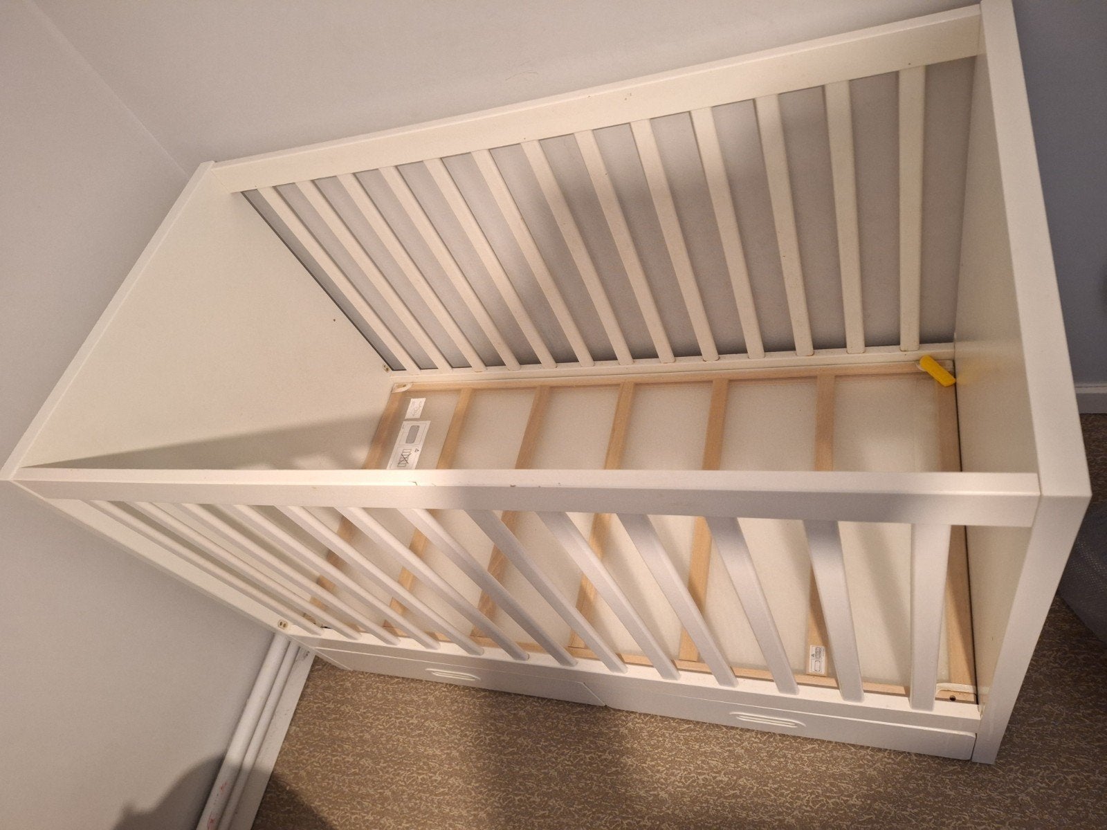 Babybed, Ophalen