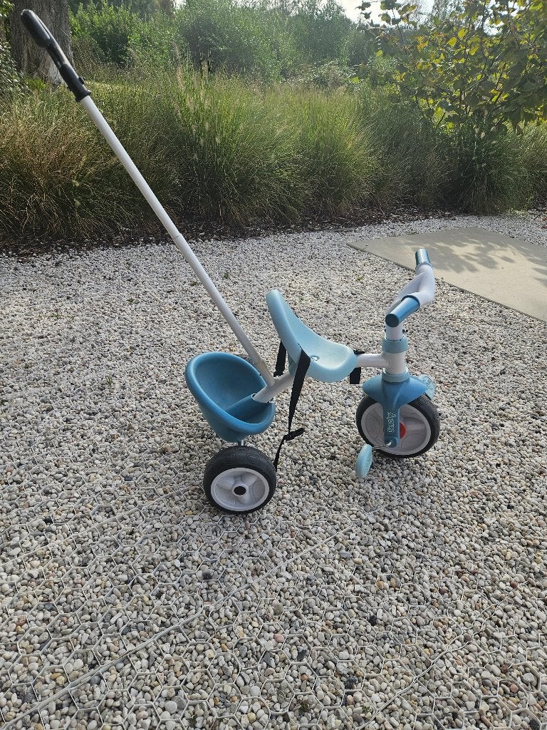 Kinderfiets smoby, Fietsen en Brommers, Fietsen | Driewielers, Ophalen, Zo goed als nieuw, Duwstang