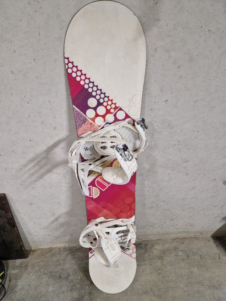 Snowboard met bindingen Salomon, Enlèvement, Utilisé, Planche