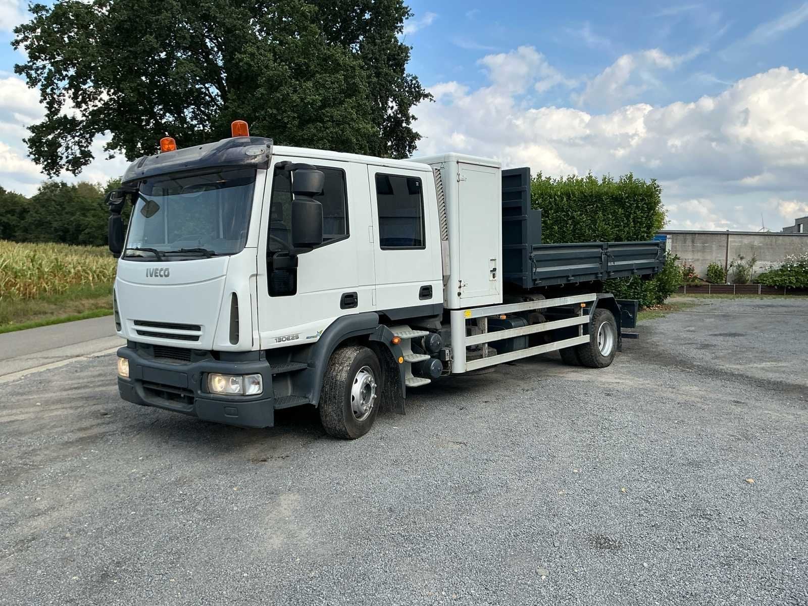 2010 Iveco ML 130E 25D Vrachtwagen met ANG Containerhaaksyst, Auto's, Vrachtwagens, Euro 5, Iveco, Overige brandstoffen, Bedrijf