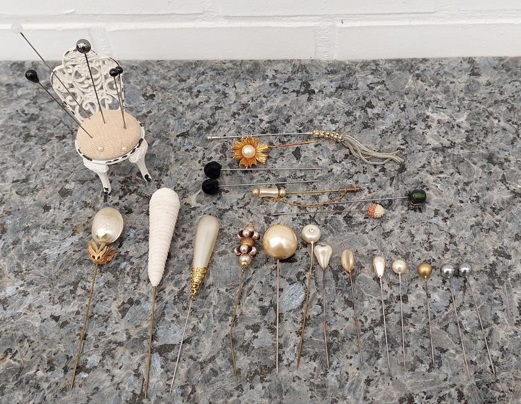 Lot hoedenspelden, Ophalen of Verzenden