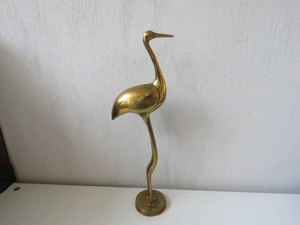 messing flamingo, Antiek en Kunst, Ophalen of Verzenden