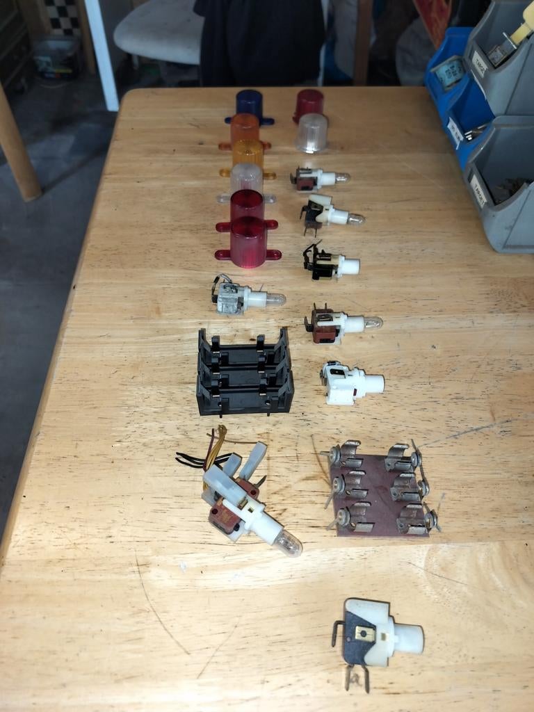 1 lot diverse flipperkast onderdelen, Verzamelen, Ophalen, Flipperkast