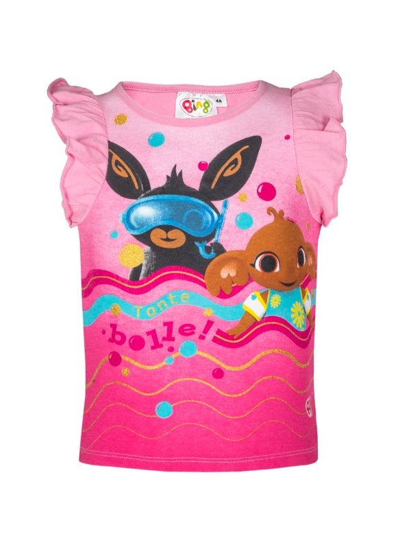 Bing Konijn T-shirt - Maat 116 - Bing en Sula - Katoen, Neuf, Enlèvement ou Envoi, Chemise ou À manches longues, Bing