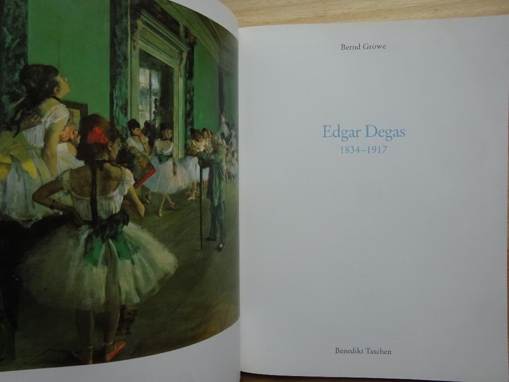 Edgar Degas, 1992, Taschen, Peinture et dessin, Enlèvement ou Envoi, Bernd Growe, Utilisé