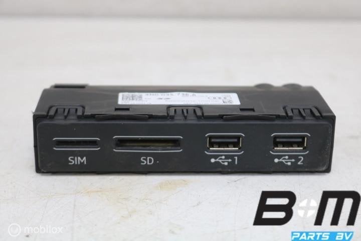Sim- SD- en USB aansluiting Audi SQ8 4N0035736A, Auto diversen, Gebruikt