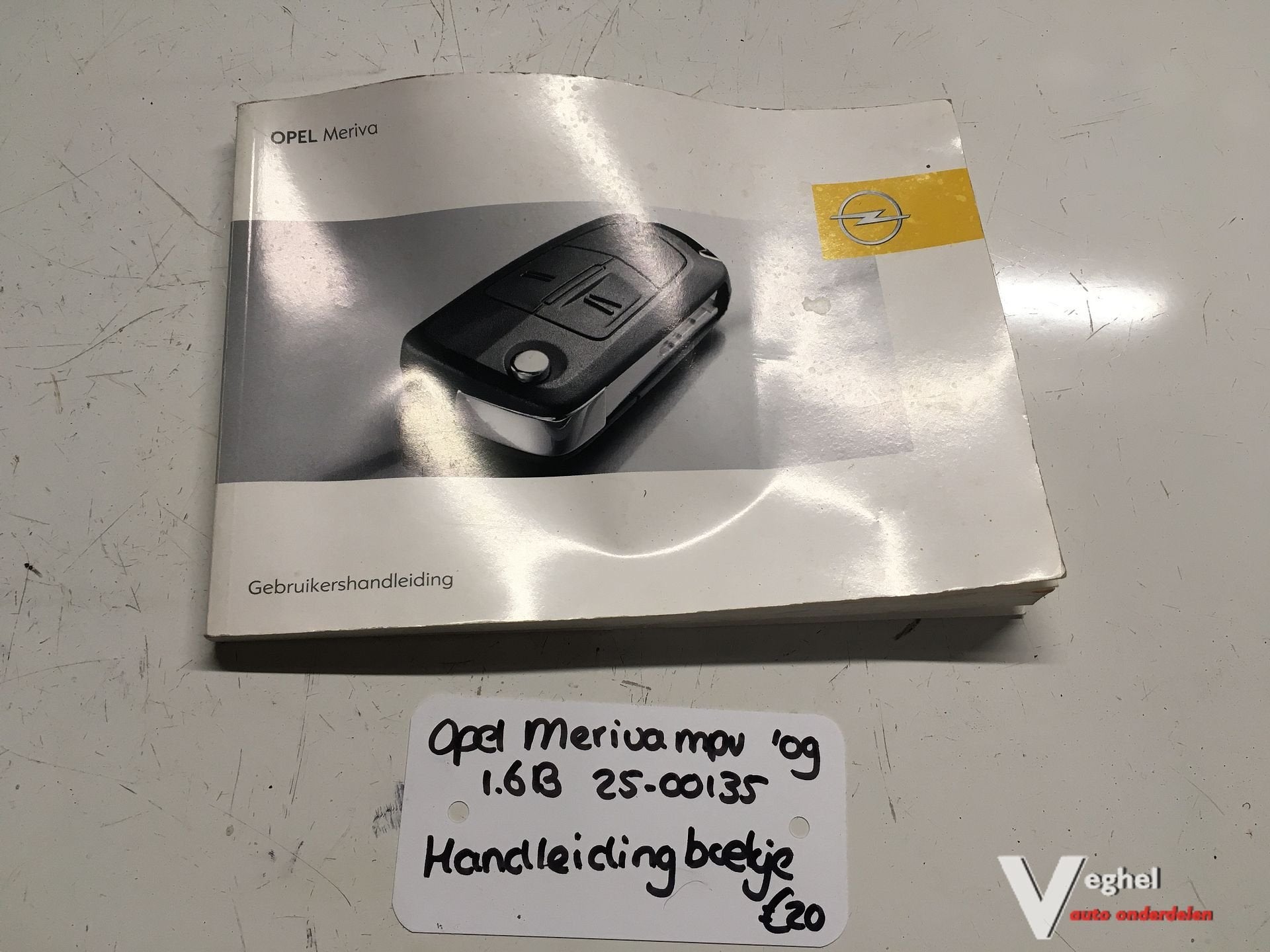 Opel Meriva 2009 2500135   Instructieboekje, Enlèvement ou Envoi