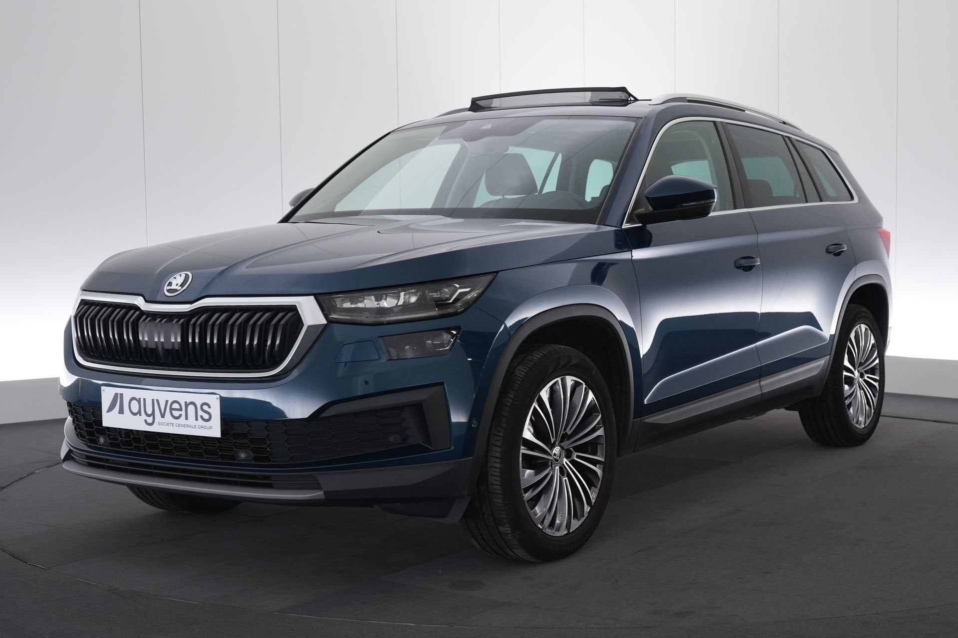 (2CAZ685) SKODA KODIAQ, Auto's, Gebruikt, Blauw, Bedrijf, 5 deurs