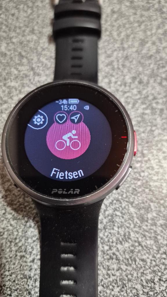 polar Vantage V2 perfect in orde zelfs geen kras, Ophalen, Zwart, Zo goed als nieuw, Polar