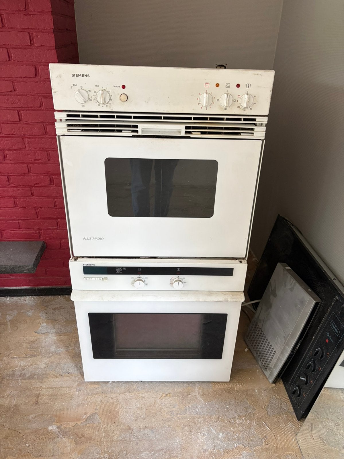 Oven en microgolfoven, Electroménager, Encastré, Siemens, Enlèvement, Utilisé