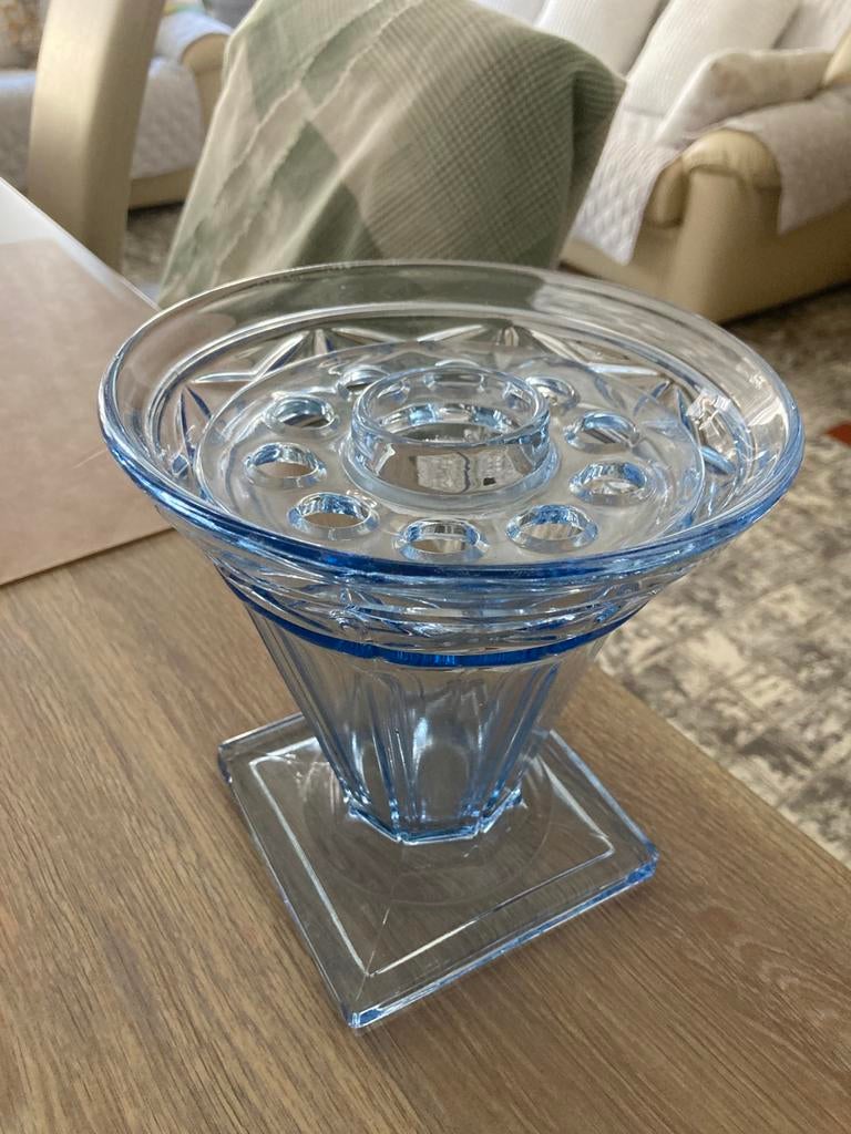 vintage bloemistenvase of bloemenhouder VSL, Antiek en Kunst, Ophalen of Verzenden
