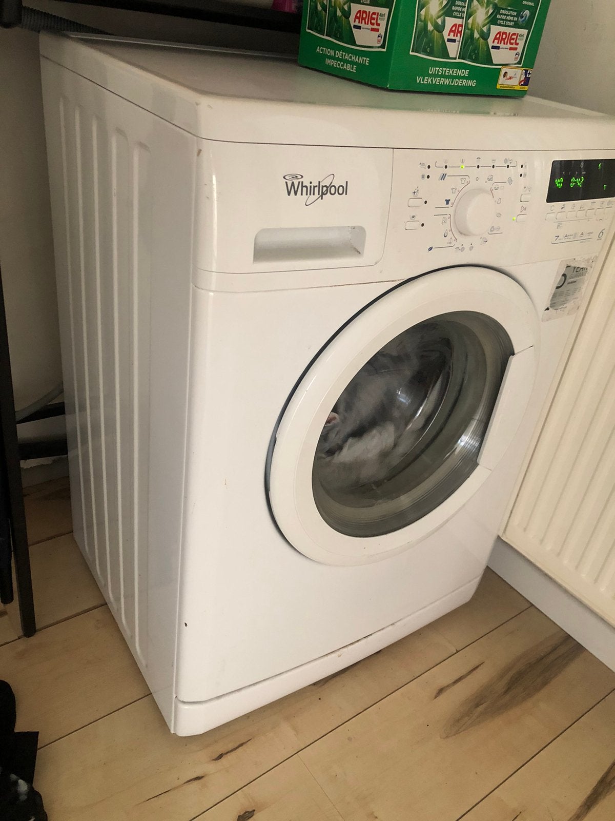 Wasmachine Whirlpool, Elektronische apparatuur, Ophalen, 6 tot 8 kg, Gebruikt, Minder dan 85 cm