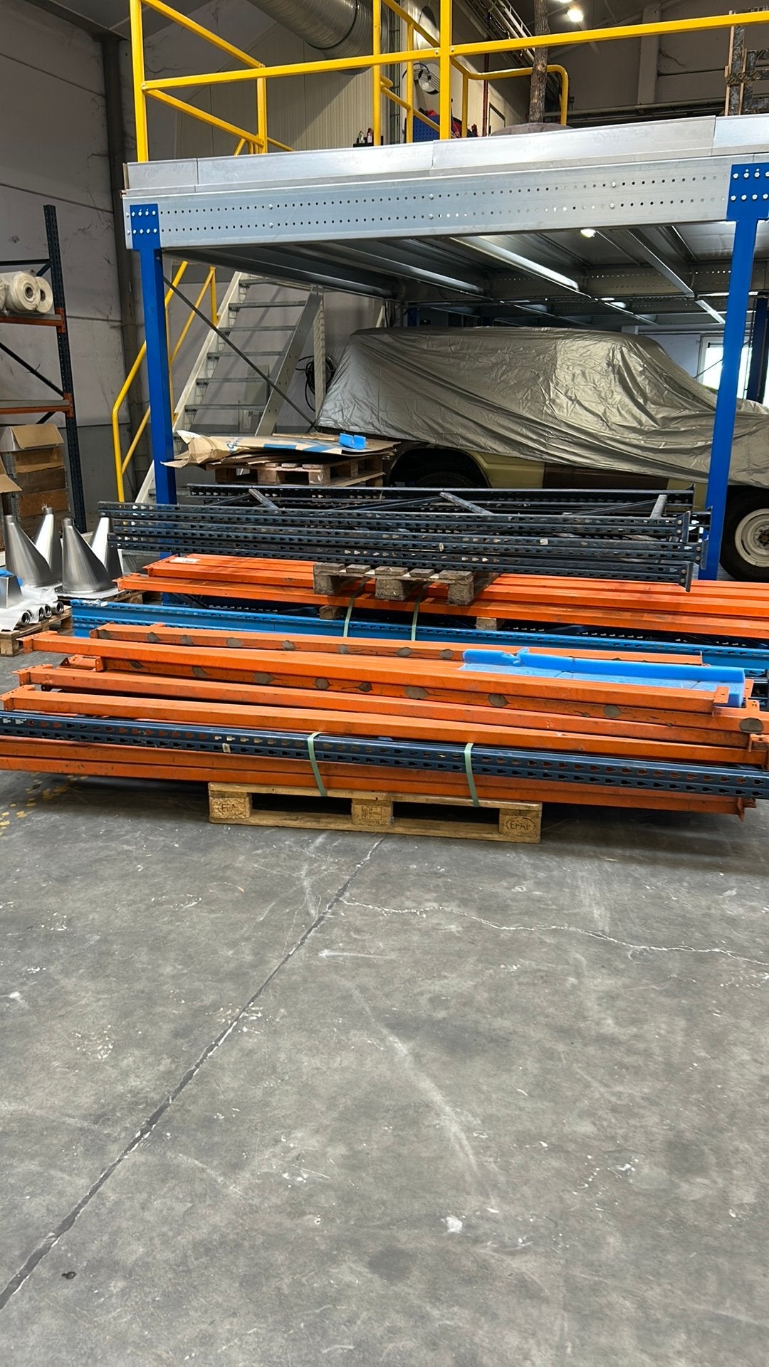 Palletstelling, Zakelijke goederen, Kantoor en Winkelinrichting | Magazijn, Stelling en Opslag, Ophalen