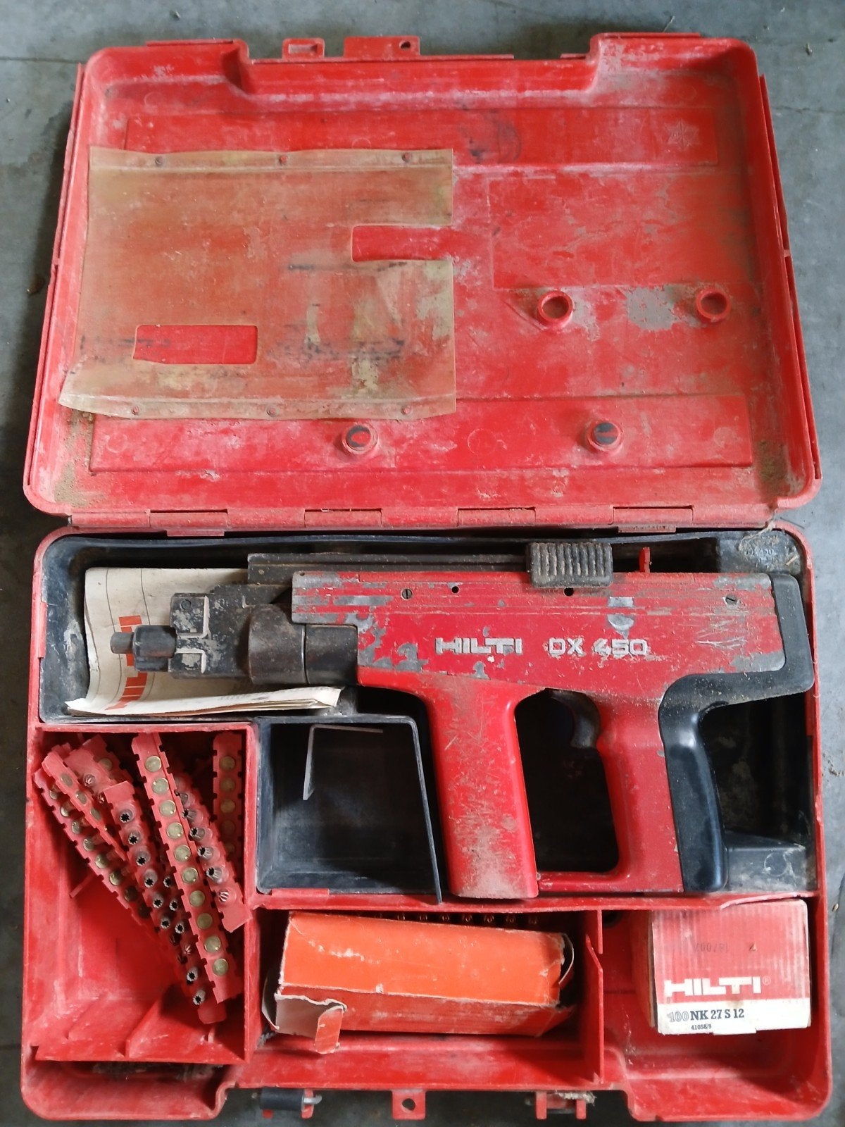 hilti dx450 kruitschiethamer beton staal, Ophalen of Verzenden