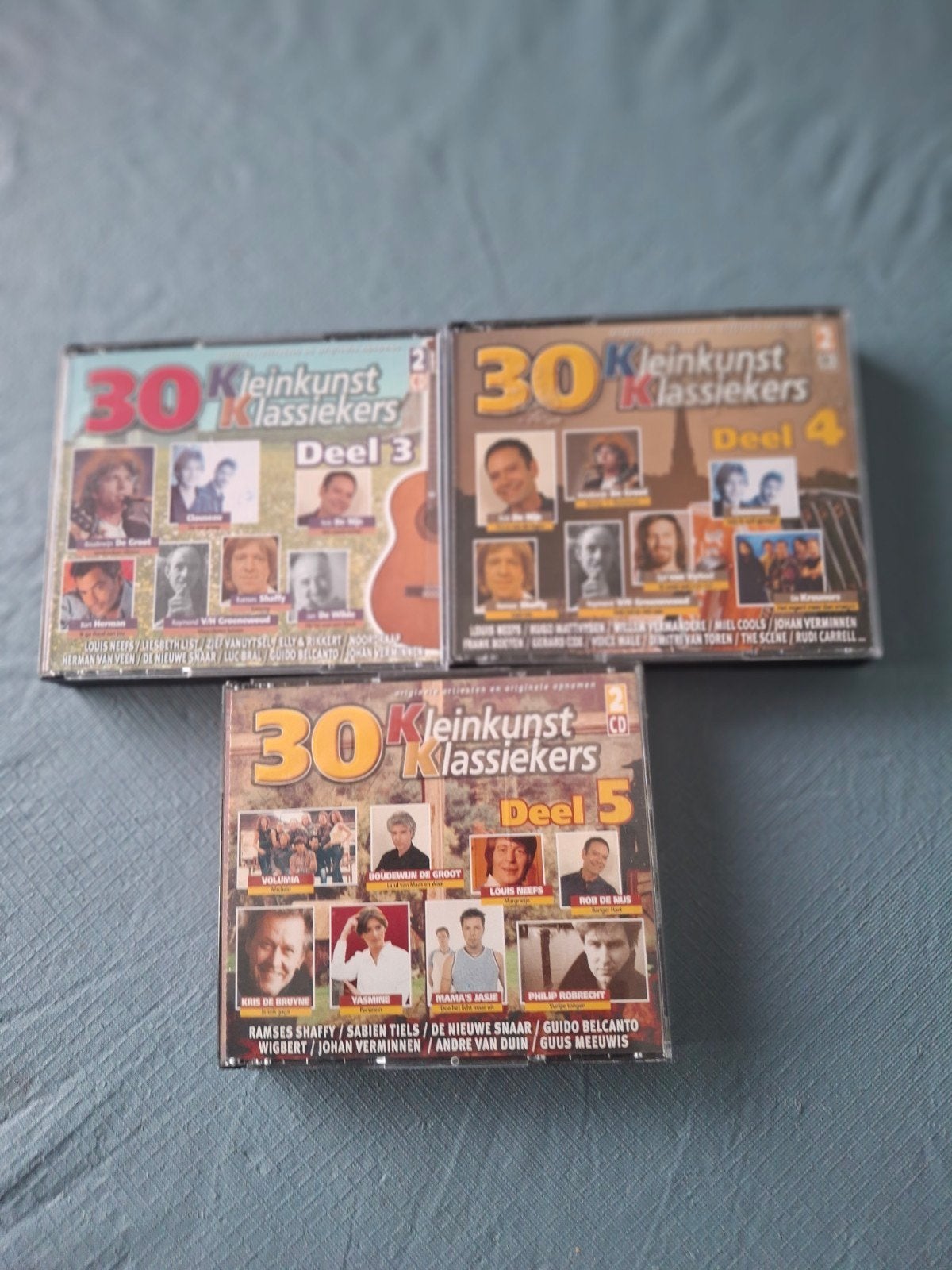 Dubbel cds 30 kleinkunst klassiekers deel 3/4/5, Cd's en Dvd's, Ophalen of Verzenden