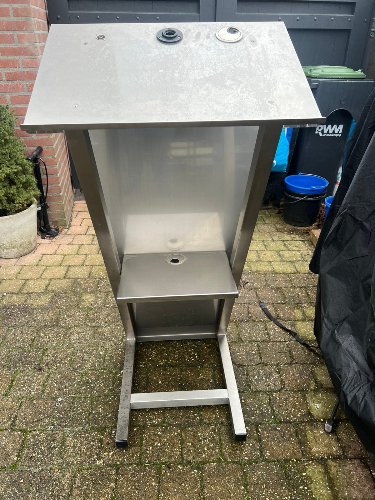 spreekgestoelte van RVS, Ophalen, Gebruikt, Overige materialen, Overige typen