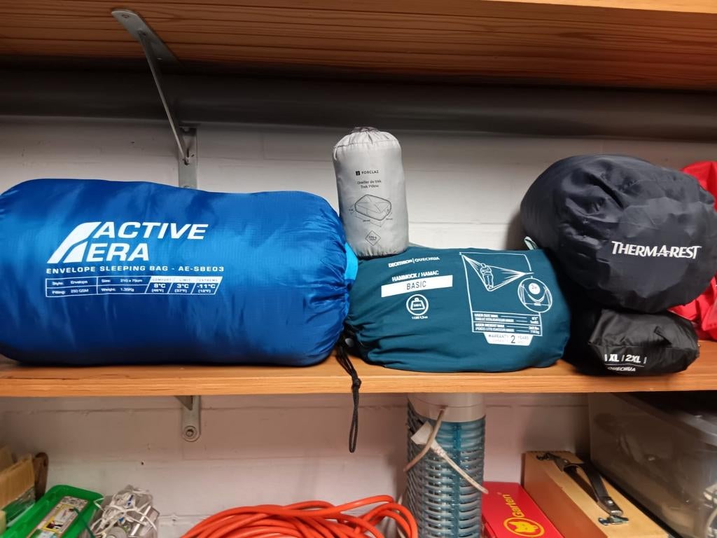 Volledig set campeergerief.decathon, Ophalen
