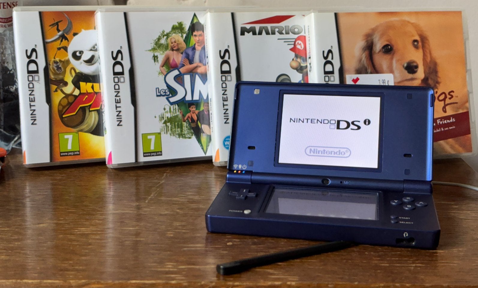 Nintendo DS i bleu/blue ( chargeur+jeux), Dsi, Comme neuf, Enlèvement, Bleu