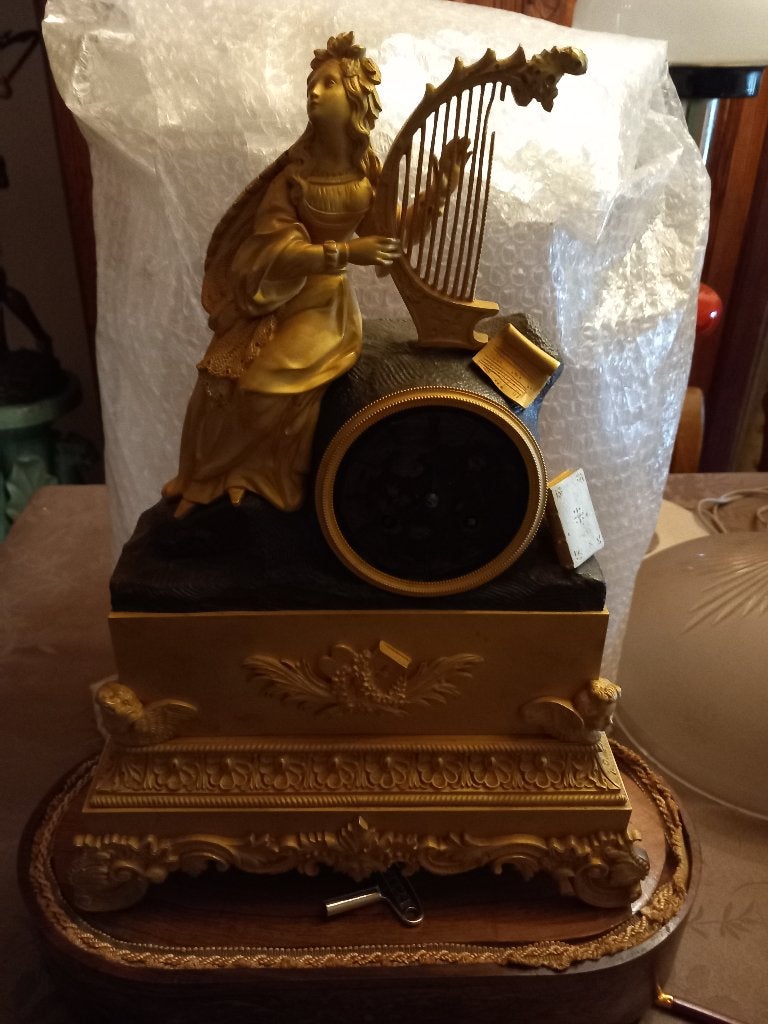 Horloge bronze, Antiquités & Art, Enlèvement