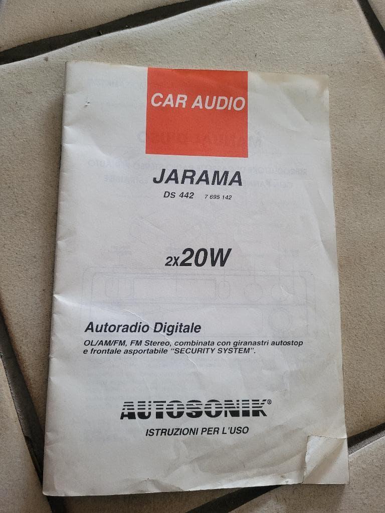 PACK COLLECTOR Autosonik Jarama DS Manuel+Garantie+Étiq 1995, Autos : Divers, Autoradios, Utilisé, Enlèvement ou Envoi