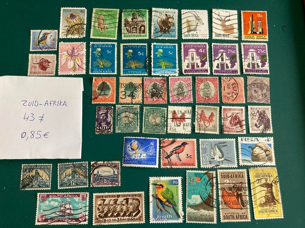 Lot postzegels Zuid Afrika, Ophalen of Verzenden, Zuid-Afrika, Gestempeld