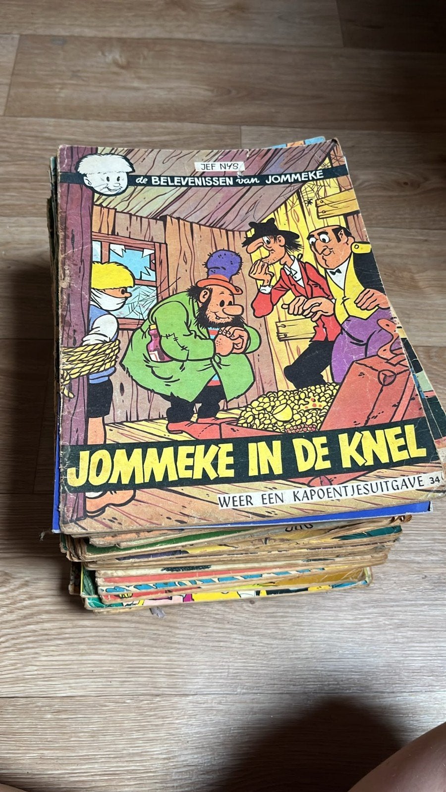jommeke strips, Boeken, Ophalen