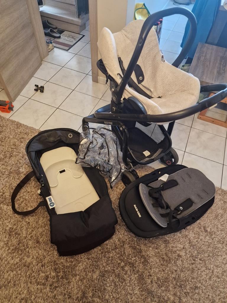 Maxi cosi, ligbed, zitje, Ophalen