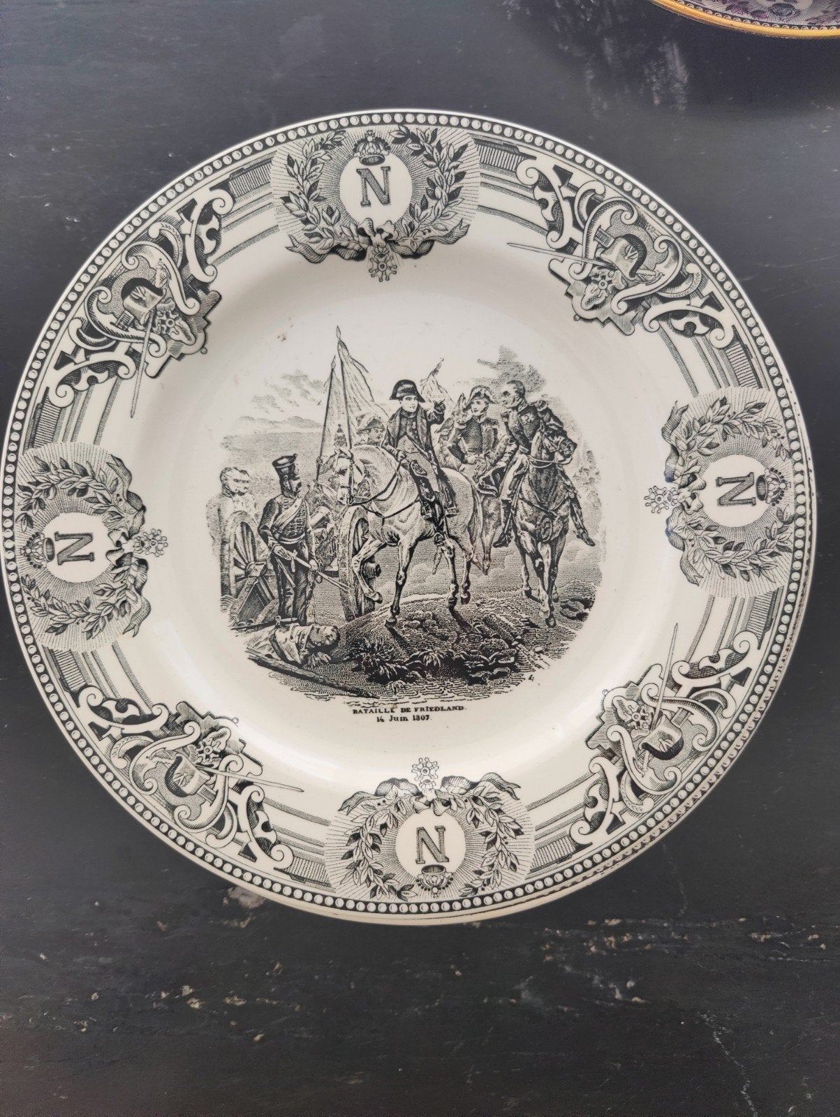 Assiettes parlantes Napoléon Boch la Louvière, Enlèvement ou Envoi