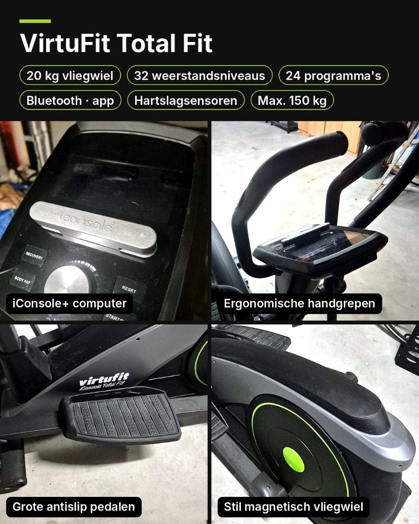 Crosstrainer virtufit iconsole, Ophalen, Zo goed als nieuw, Crosstrainer