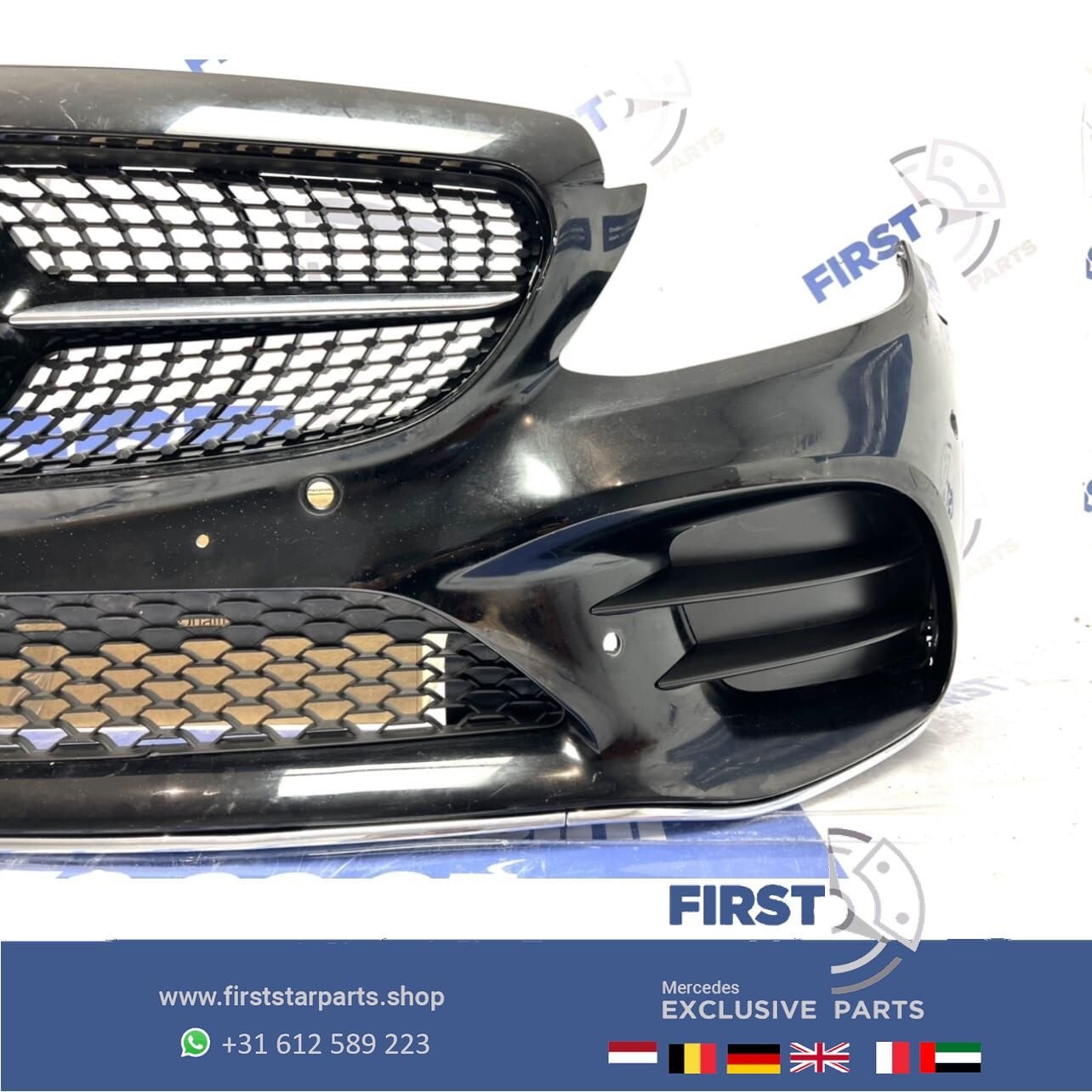 W205 C205 FACELIFT AMG VOORBUMPER + GT GRIL Mercedes C Klass, Utilisé, -, Avant, -