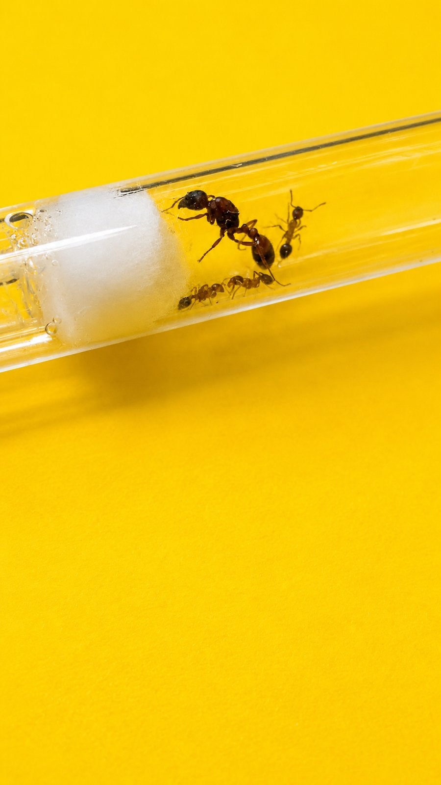 Reine des fourmis Manica Rubida avec 1 à 5 ouvrières, Fourmis