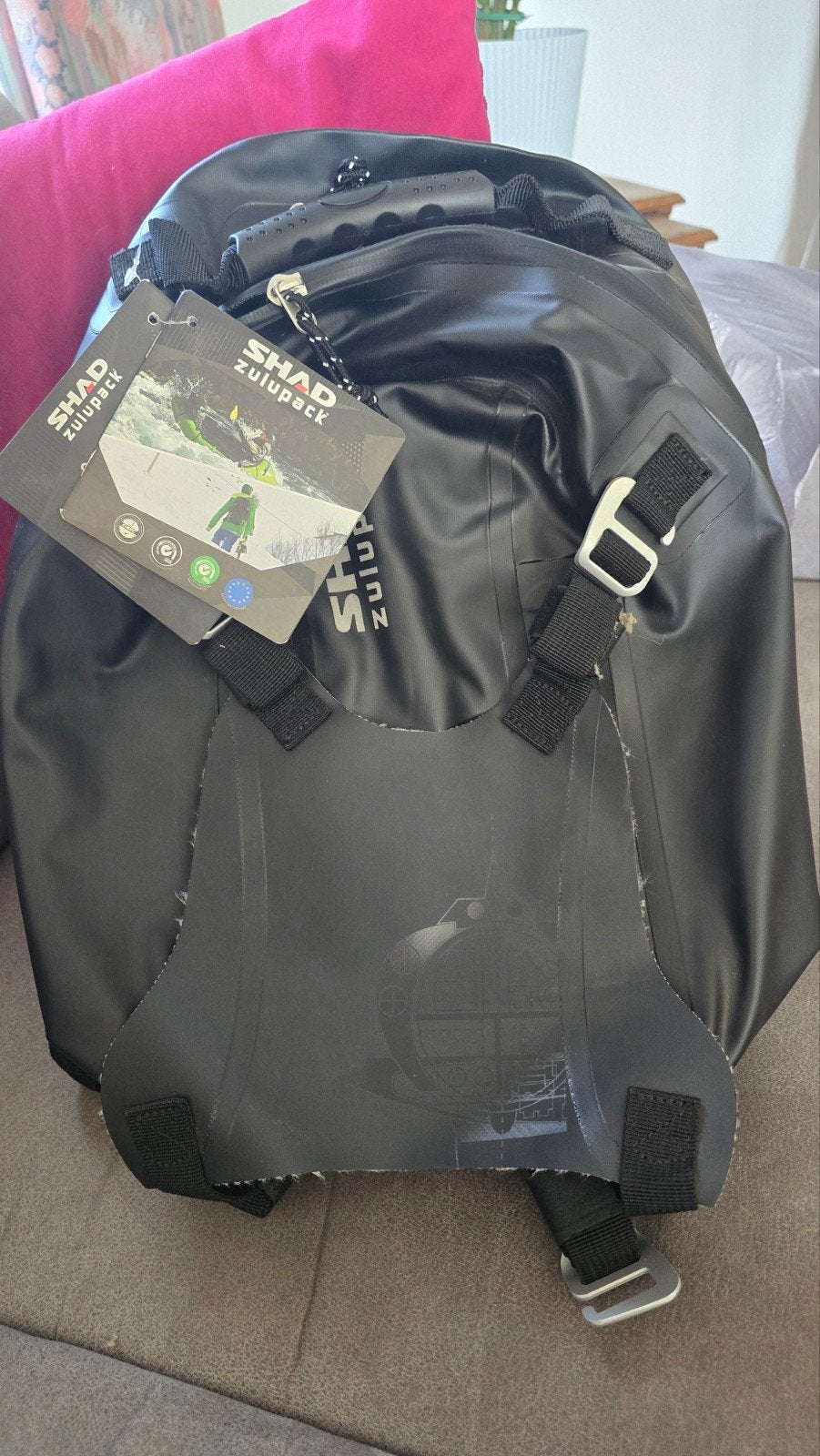 motor leer tas, Ophalen of Verzenden, Leer