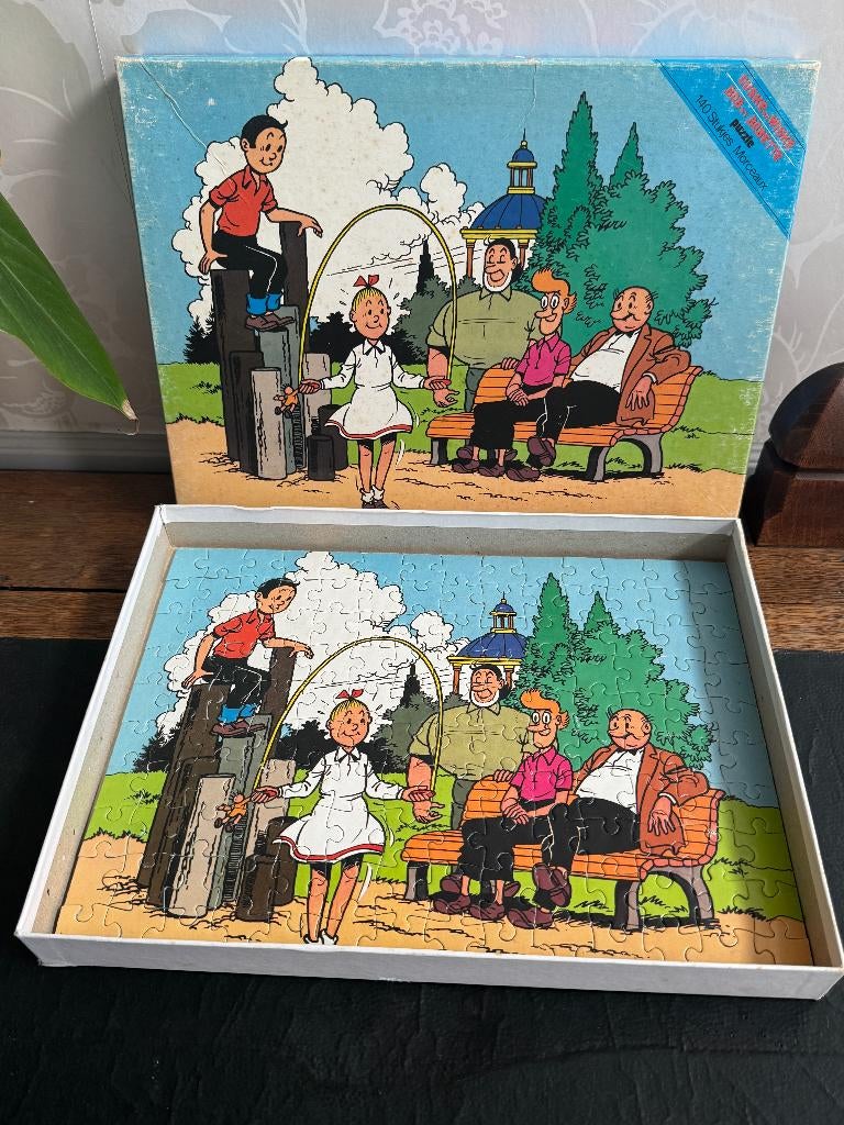 Puzzel Suske & Wiske in het park  (1981) Flamenco, Verzamelen, Stripfiguren, Gebruikt, Overige typen, Suske en Wiske, Ophalen of Verzenden