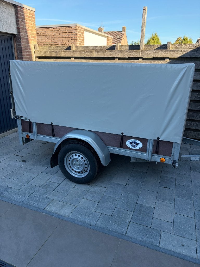 Aanhanger met loofrekken en huif, Enlèvement, Comme neuf