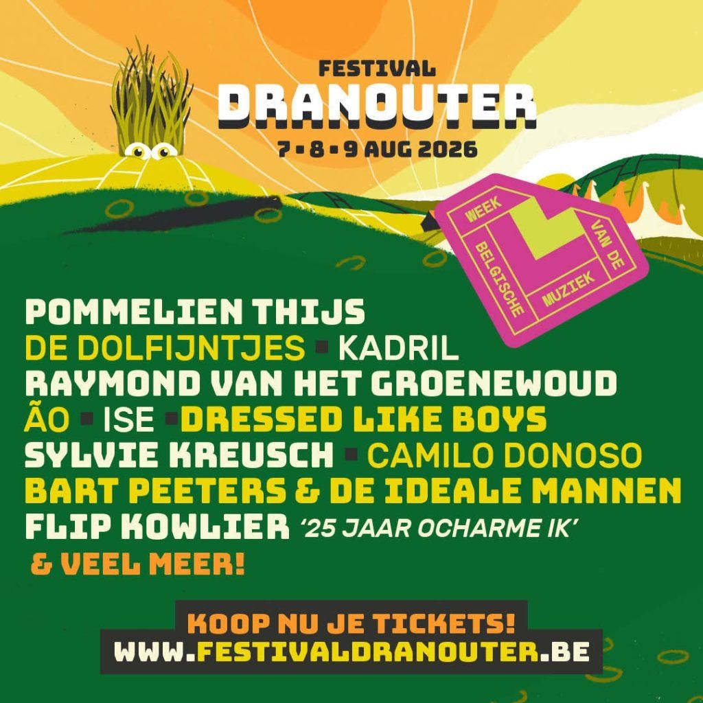 Dranouter dagticket zaterdag 8/8, Tickets en Kaartjes, Evenementen en Festivals, Eén persoon