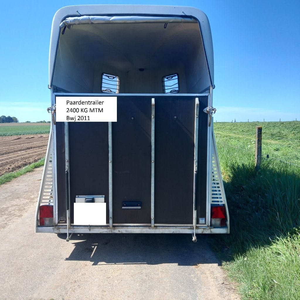 Aanhangwagen 2 paarden, MTM 2400, Ophalen, Gebruikt