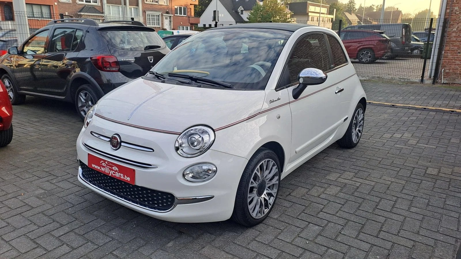 Fiat 500C 1.0 Hybrid*Dolce vita*Auto airco*Zoals nieuw!, Volant multifonction, Achat, Euro 6, Entreprise