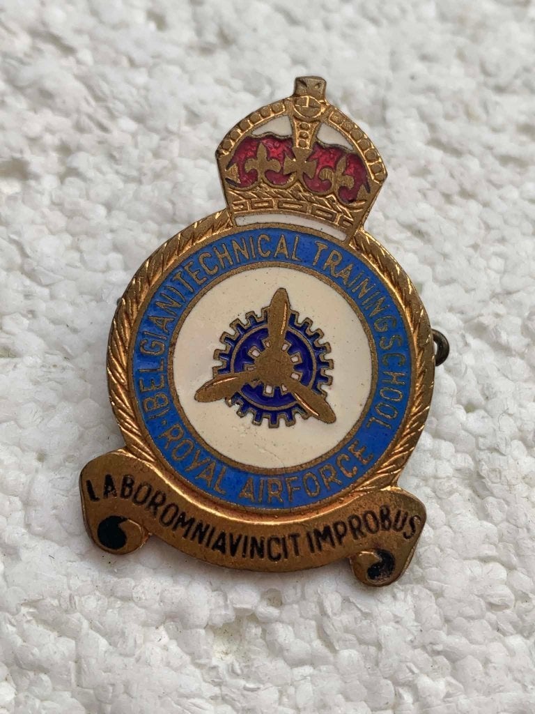 Borsthanger, Saffraanberg, Technische Training School LM, Enlèvement ou Envoi, Armée de l'air, Emblème ou Badge