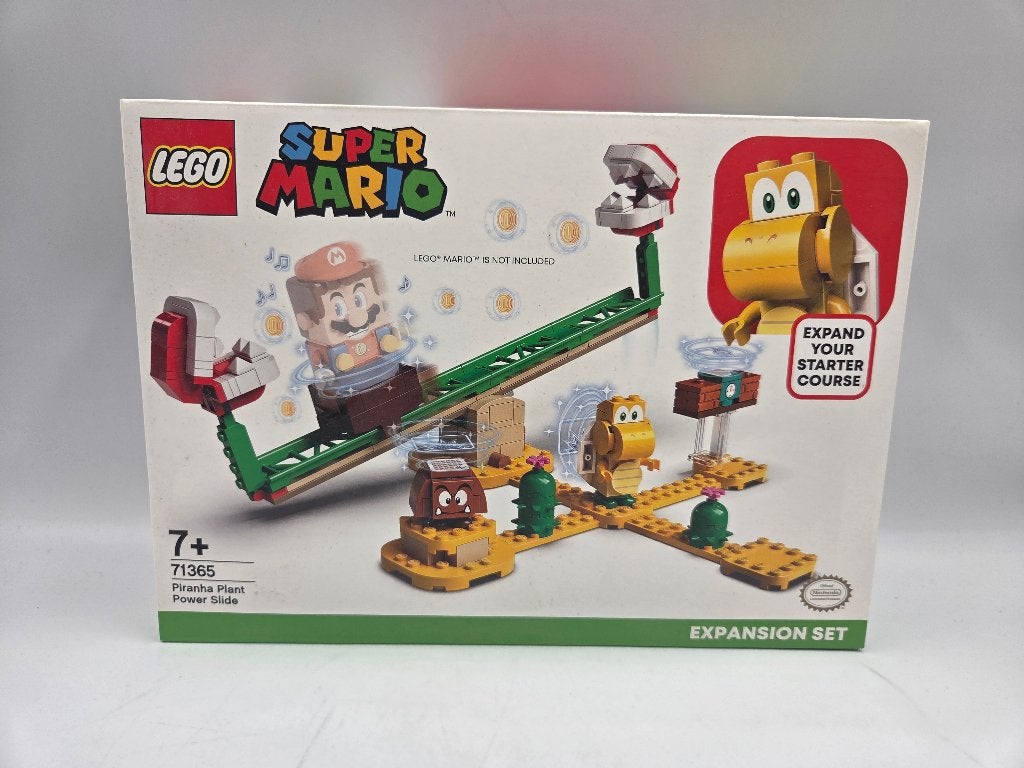 Lego Mario 71365 Piranha Plant Power Slide - Expansion Set, Lego, Nieuw, Ophalen of Verzenden, Complete set