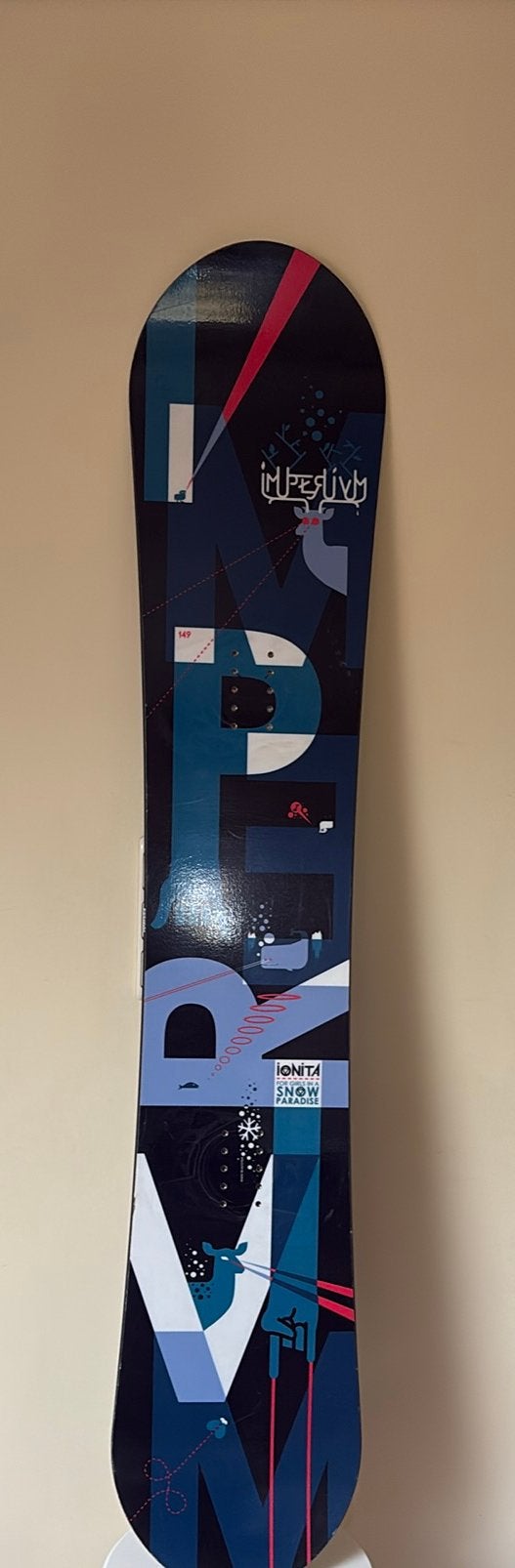 Snowboard dames Imperium 149cm, Enlèvement, Utilisé, Planche