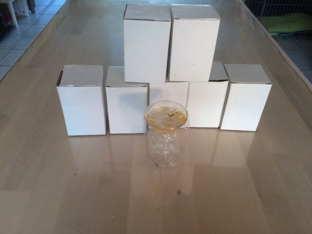 Nu in uitverkoop kaarsjes met schelpjes in cocktailglas, Enlèvement ou Envoi, Neuf, Cadeau d'accouchement