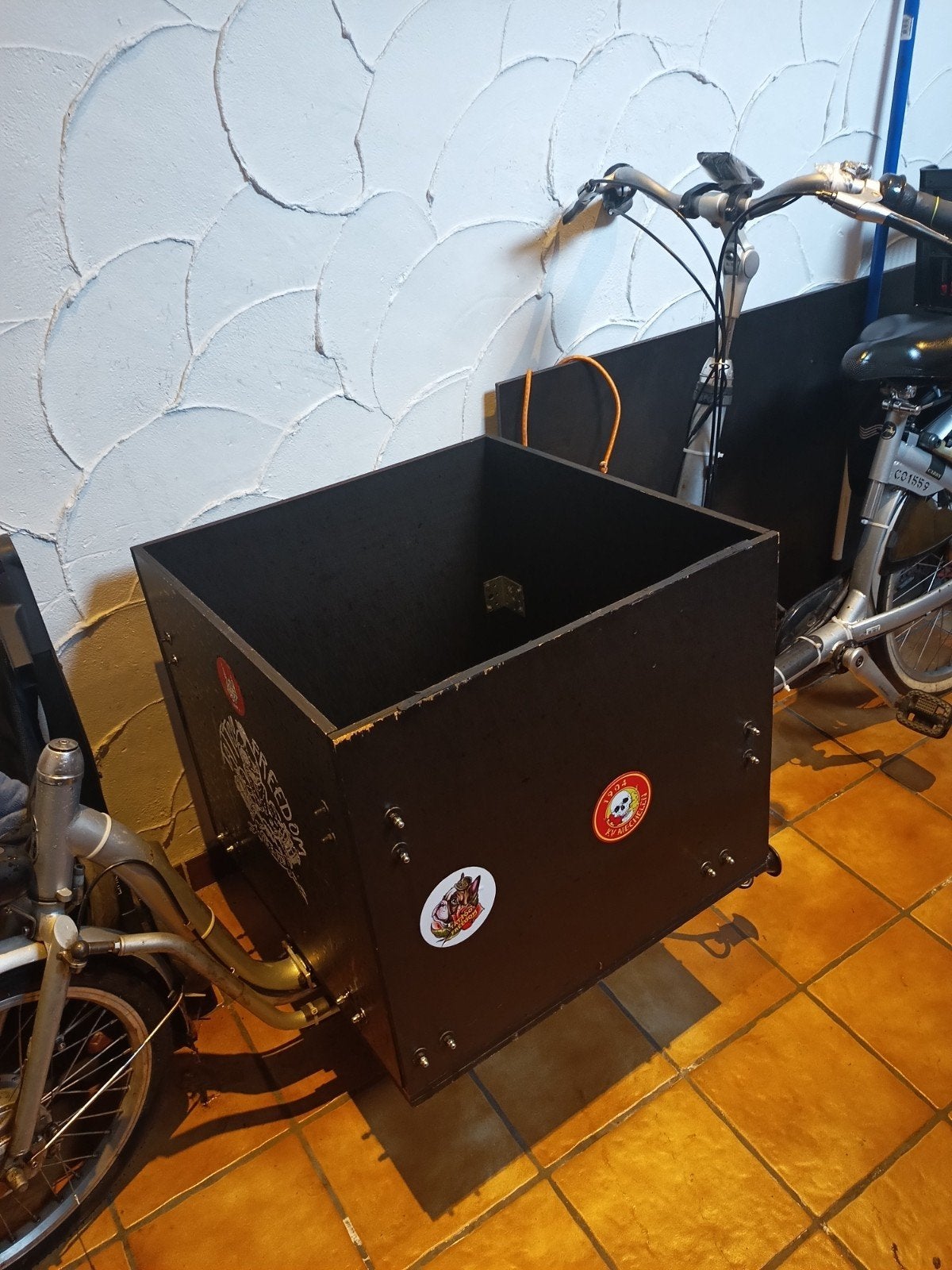 Te koop elektrische bakfiets, Fietsen en Brommers, Fietsen | Bakfietsen, Ophalen, Gazelle