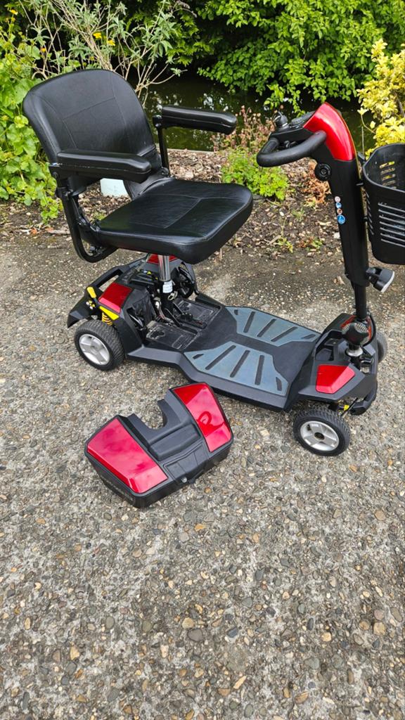 Pride GoGo Avantgarde ET2 scootmobiel, opvouwbaar/deelbaar, Diversen, Rolstoelen, Ophalen