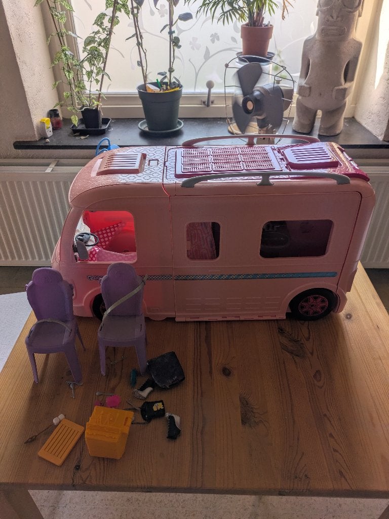 Camping car barbie, Enlèvement, Utilisé, Barbie