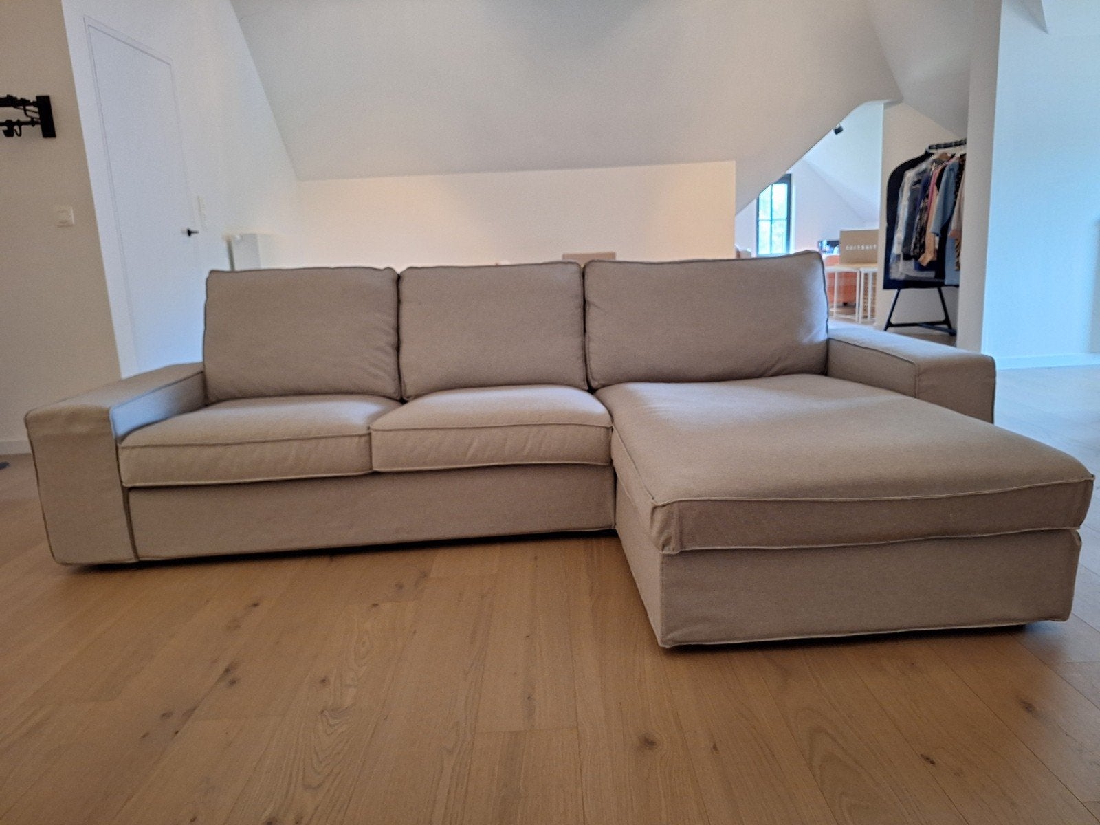 zetel Kivik Ikea 3zit met chaise longue, Huis en Inrichting, Ophalen, Gebruikt, Driepersoons