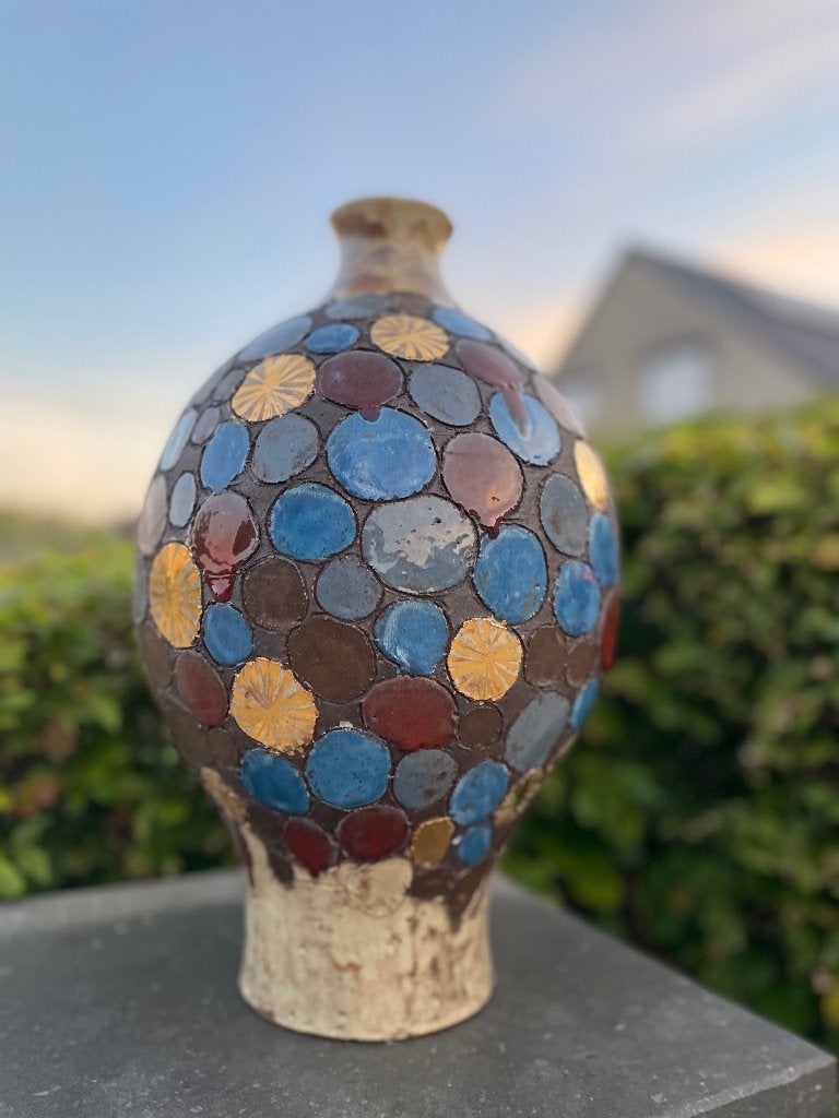 Xxxl vintage perignem vaas keramiek, Antiek en Kunst, Ophalen