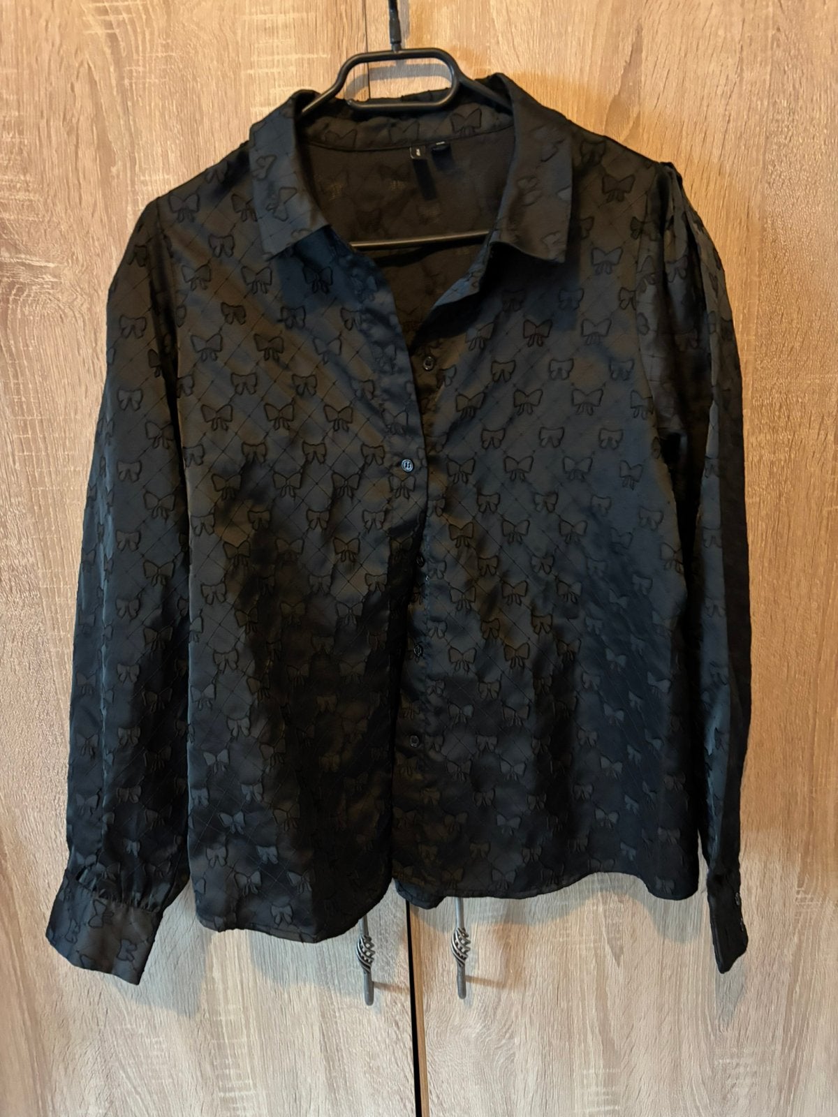 Hemd vero moda, Ophalen of Verzenden, Zo goed als nieuw, Maat 42/44 (L), Zwart